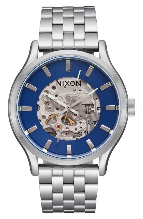 Nixon Spectra Automatic Bracelet Watch, 40mm In White