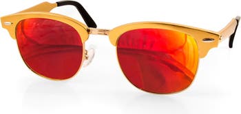 AQS Milo 49mm Clubmaster Sunglasses