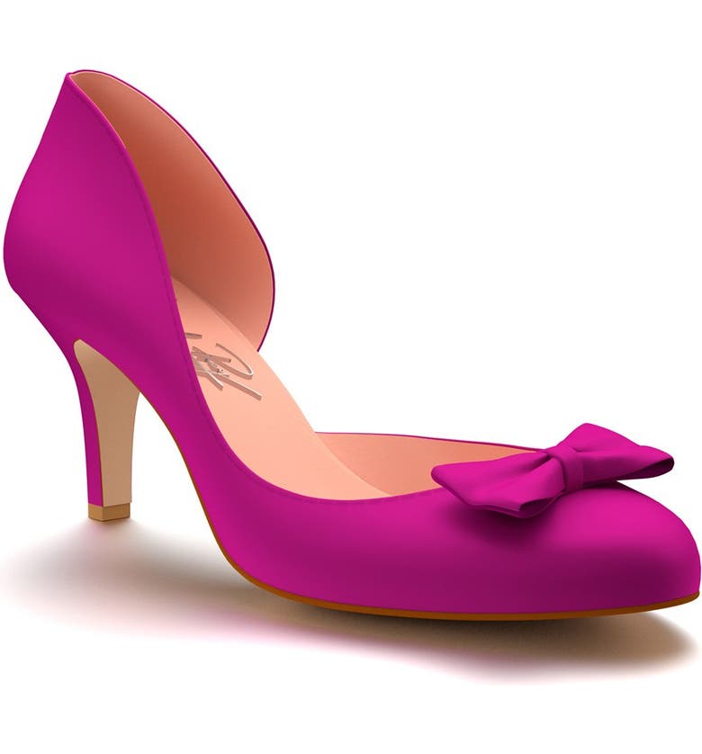 Shoes of Prey Half d'Orsay Bow Pump (Women) | Nordstrom