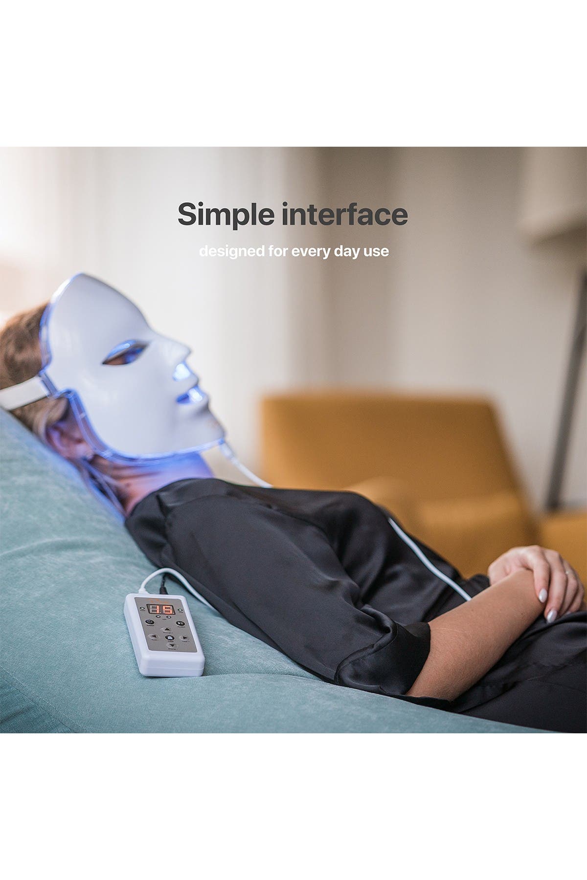 PURE DAILY CARE Luma LED Skin Therapy Mask Home Skin Rejuvenation & AntiAging Light Therapy