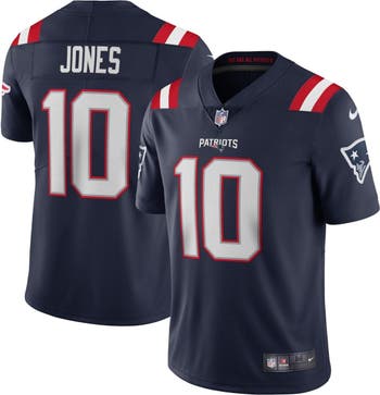 Men's Nike Mac Jones White New England Patriots Player Game Jersey Size: Medium