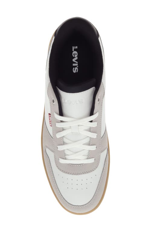 Shop Levi's® Drive Lo Sneaker In White/taupe/gum