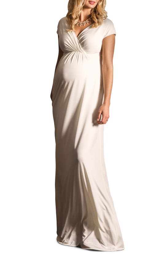 Tiffany Rose Francesca Maternity Gown In Ivory