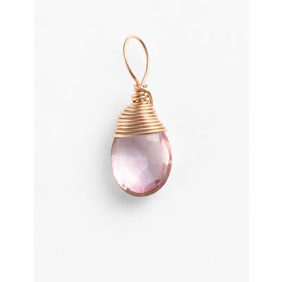 Nashelle 14K-Rose Gold Fill & Semiprecious Stone Charm