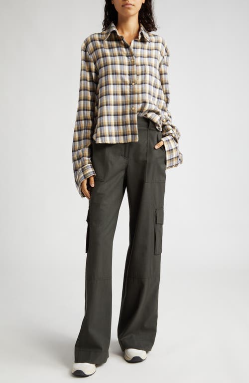 Twp Stretch Wool Cargo Pants In Military