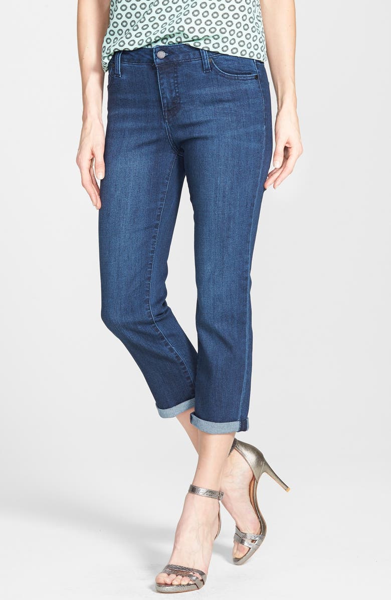 Liverpool Jeans Co. 'Michelle' Roll Cuff Stretch Capri Jeans | Nordstrom