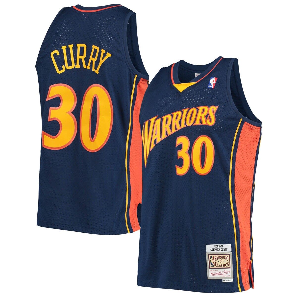 Golden State Warriors 17 Chris Mullin Blue Hardwood Classics Revolution 30 NBA Jerseys