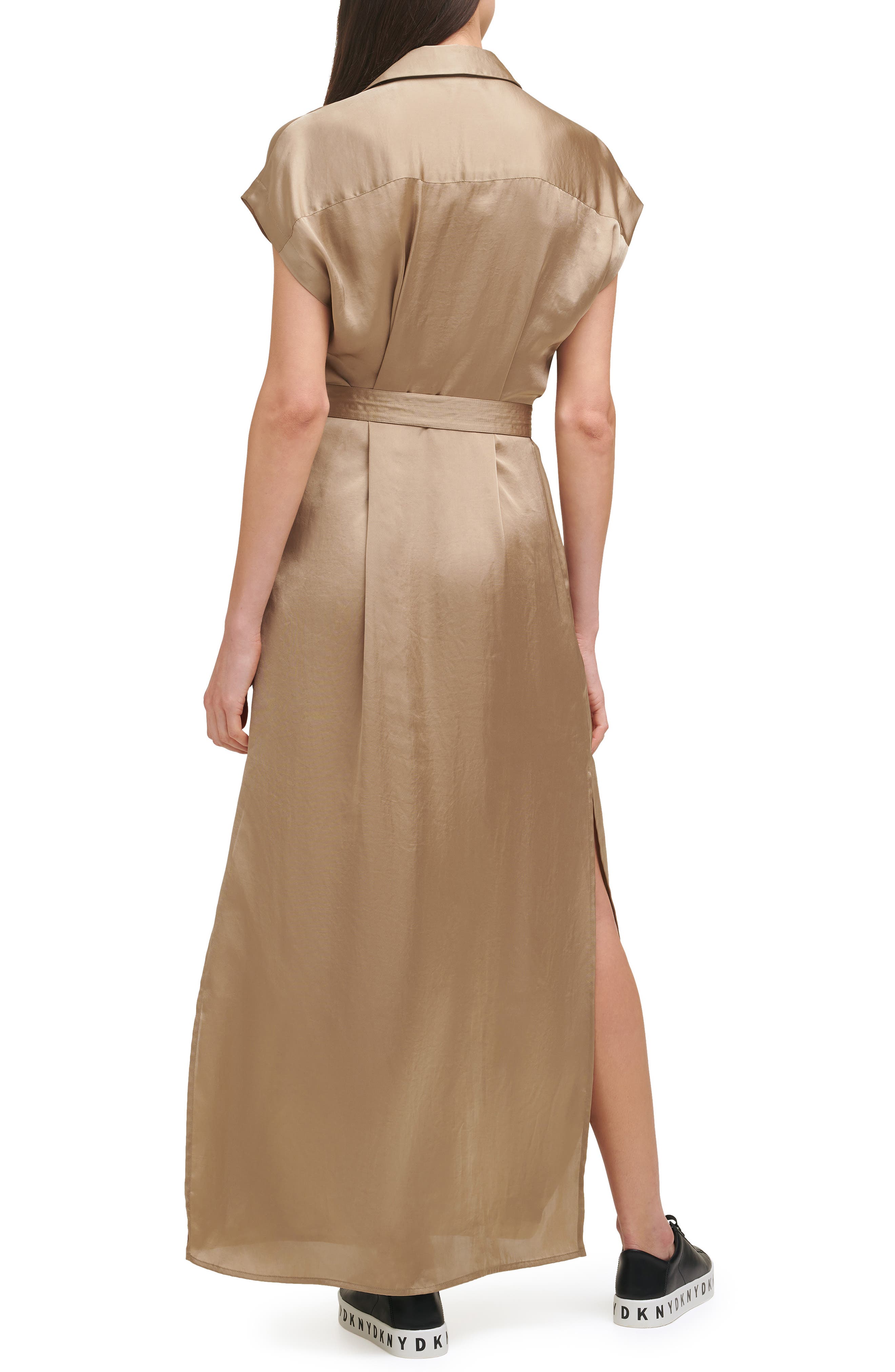 dkny satin dress