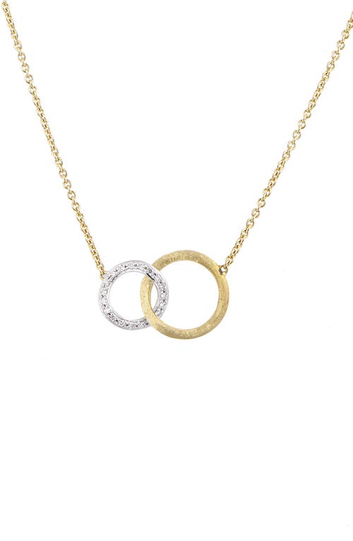 Marco Bicego Jaipur Interlock Pendant Necklace In Yellow Gold