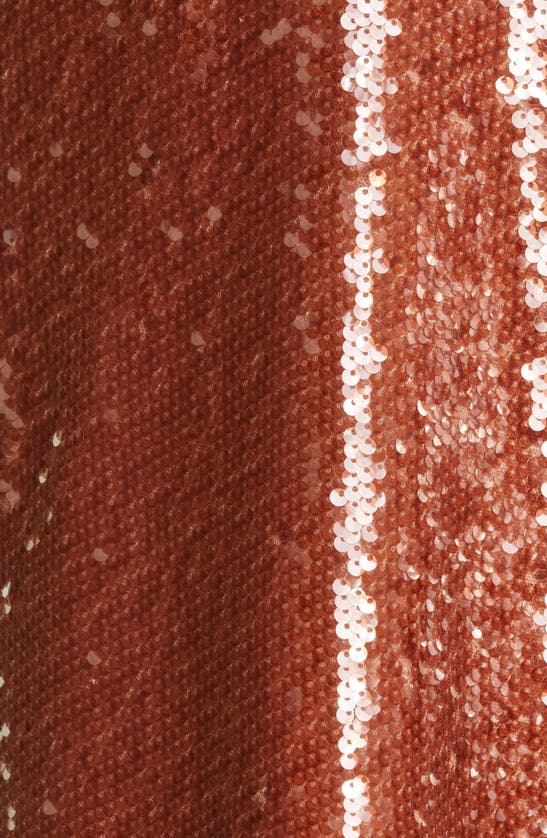 A.l.c Reese Sequined Skirt In Brown