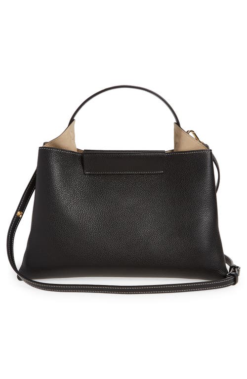 Shop Ree Projects Elieze Medium Leather Handbag In Black