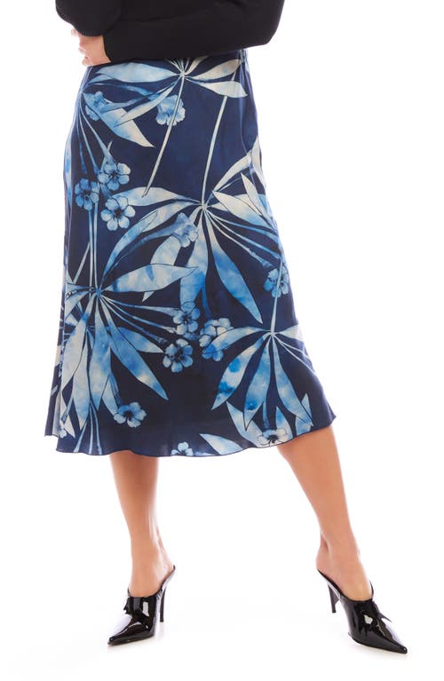 Karen Kane Print Bias Cut Midi Skirt In Print
