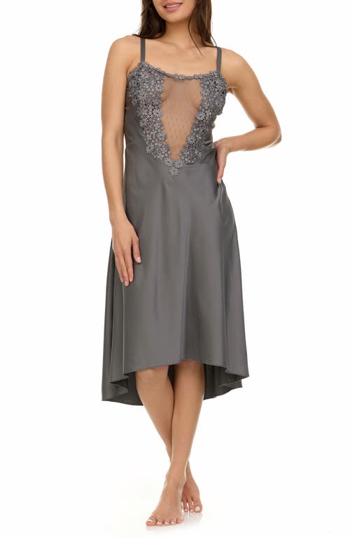 Shop Flora Nikrooz Showstopper Nightgown In Grey