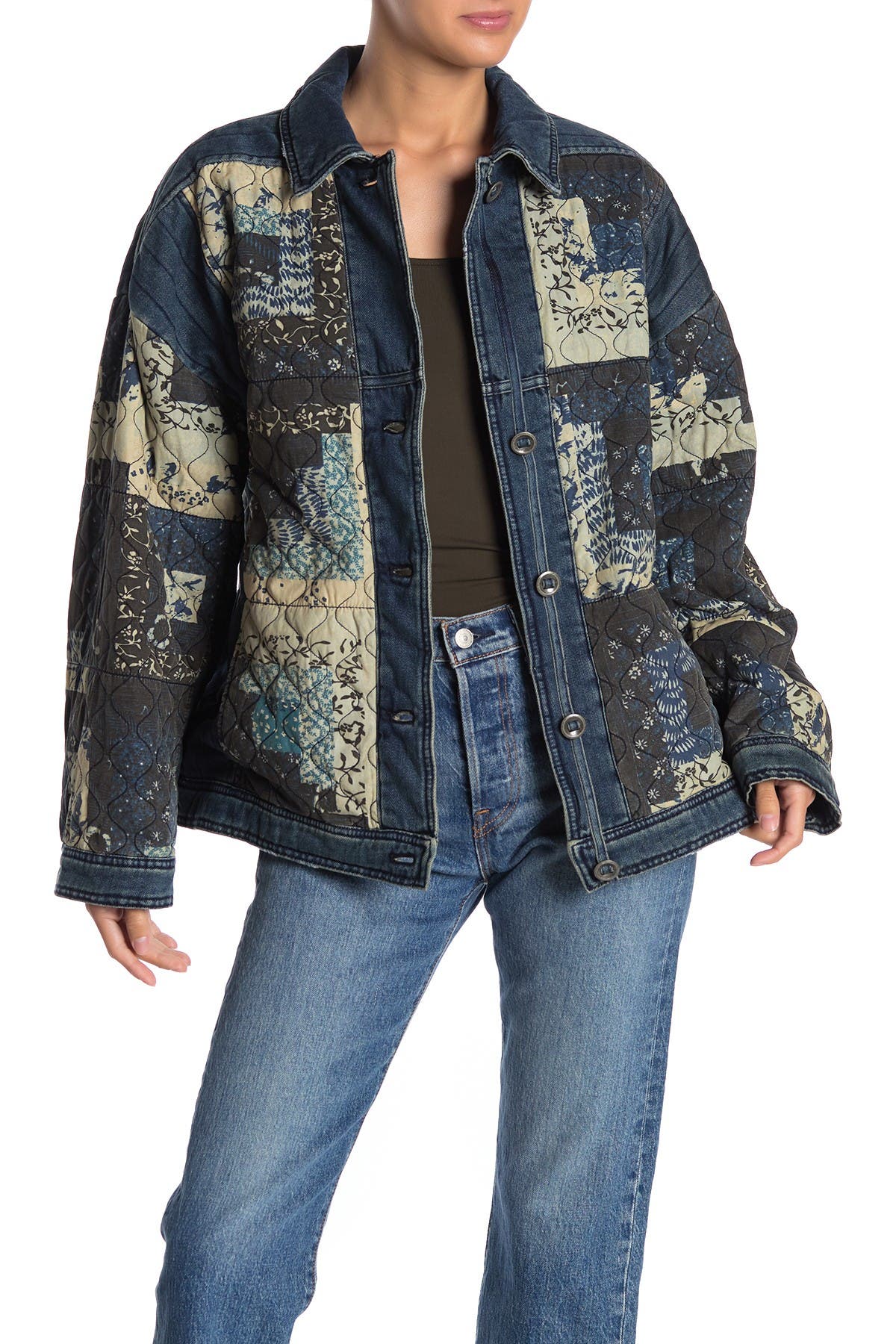 free people patchwork jeans