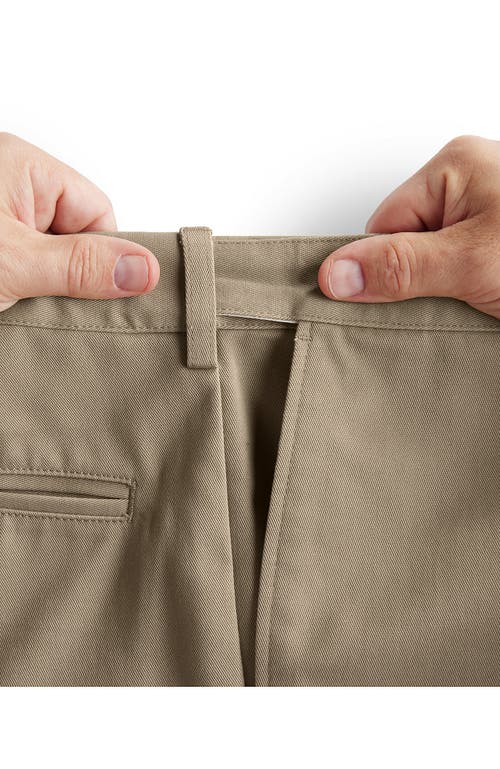 Lands' End Comfort Waist 6" No Iron Chino Shorts In Khaki