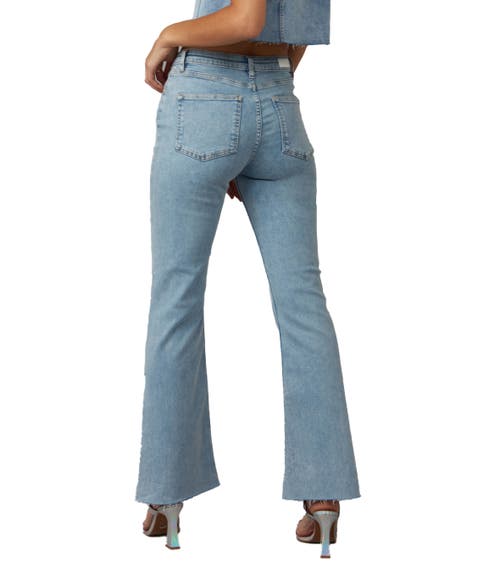 Lola Jeans Alice High Rise Flare Jeans In True Denim