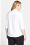 Foxcroft Shaped Johnny Collar Shirt (Plus Size) | Nordstrom