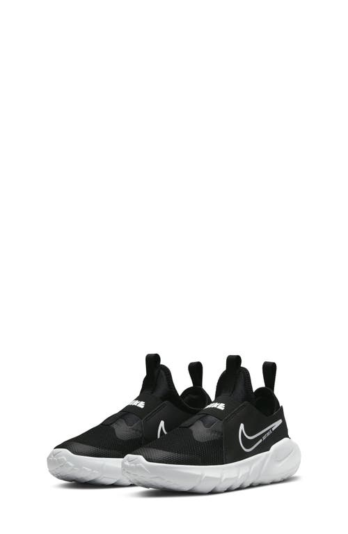 Nike Flex Runner 2 Slip-on Running Shoe In Black/white/blue