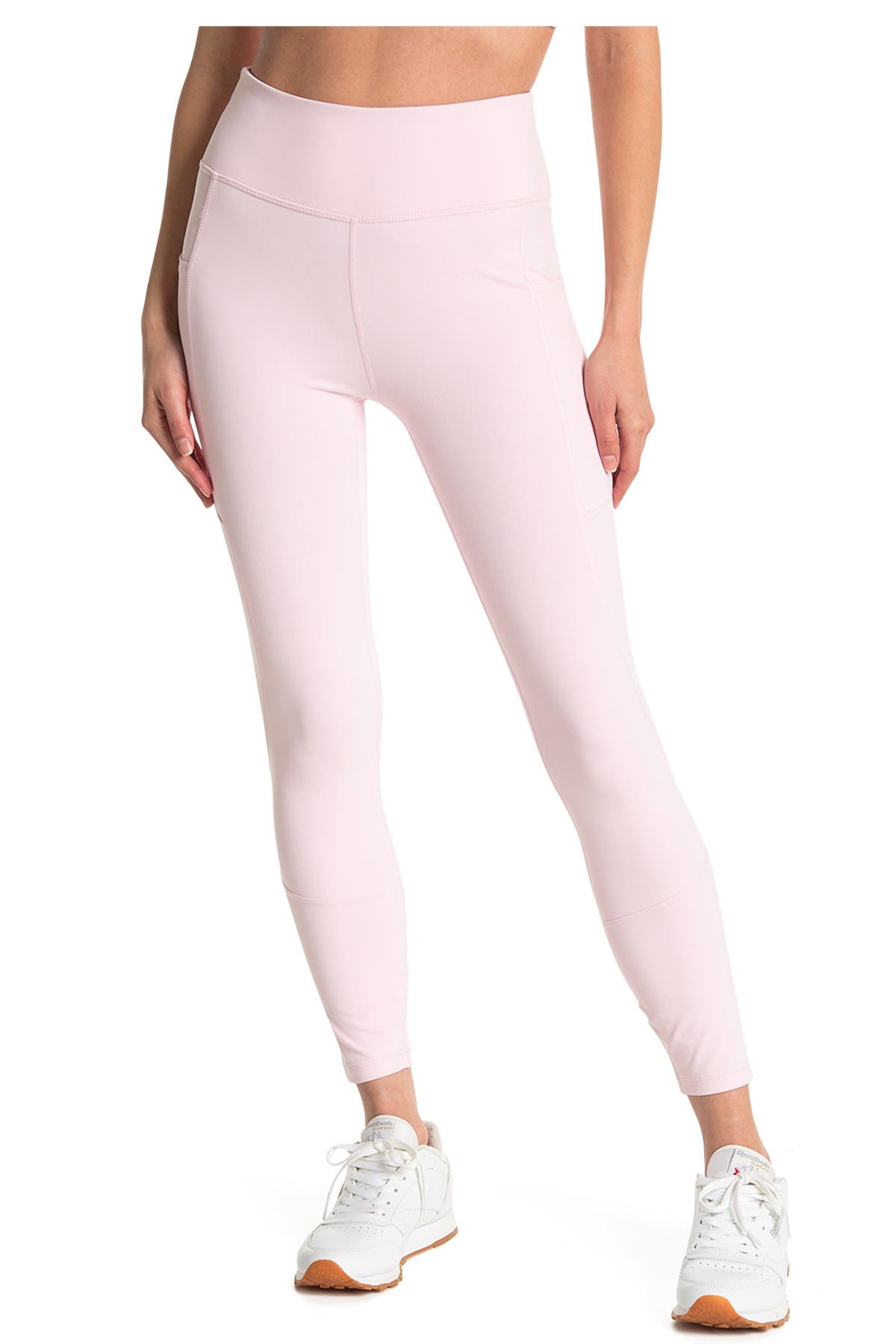 X By Gottex Core High Waist Side Pocket Leggings In Pink Mauve