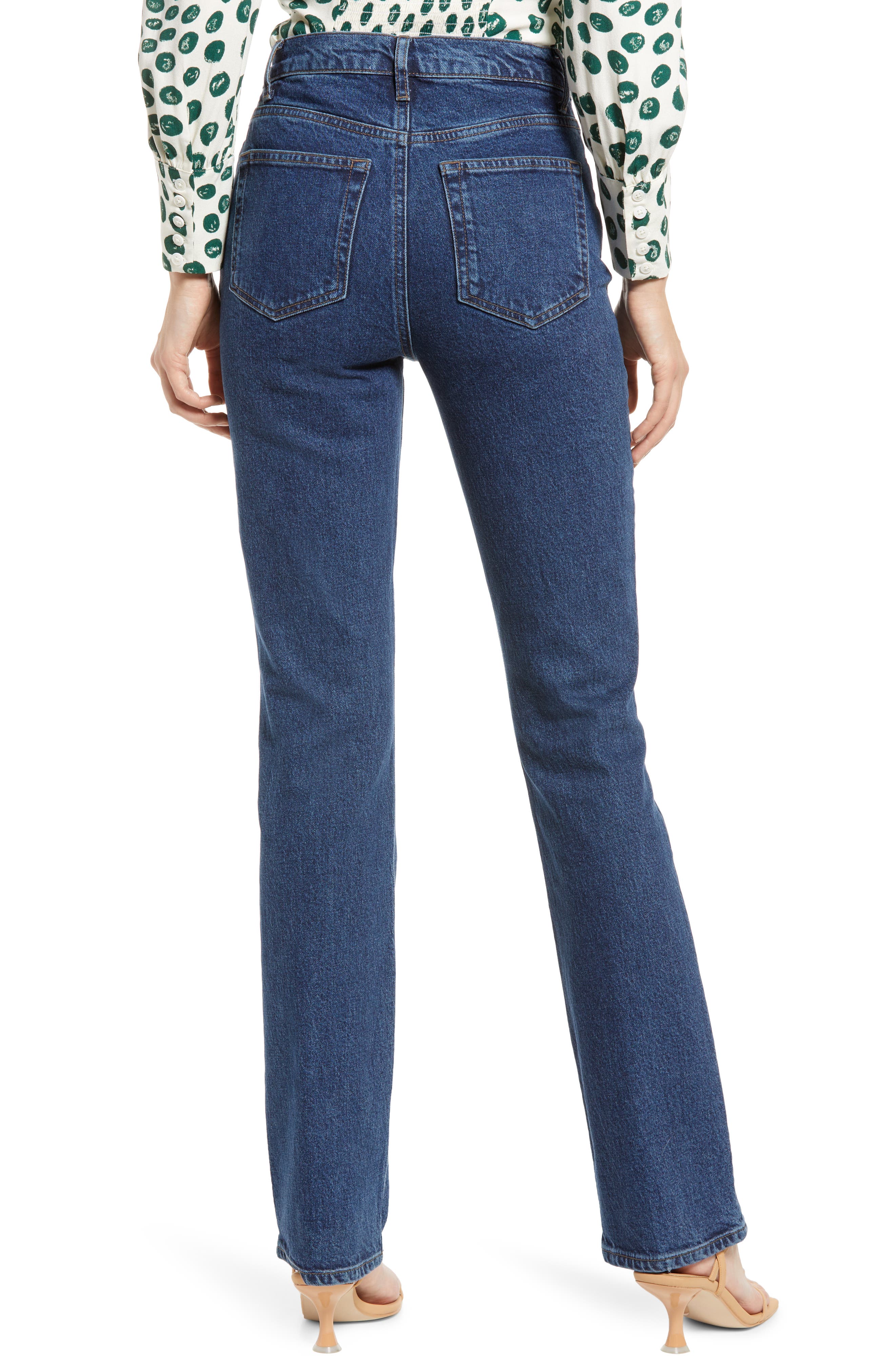 mens high rise bootcut jeans