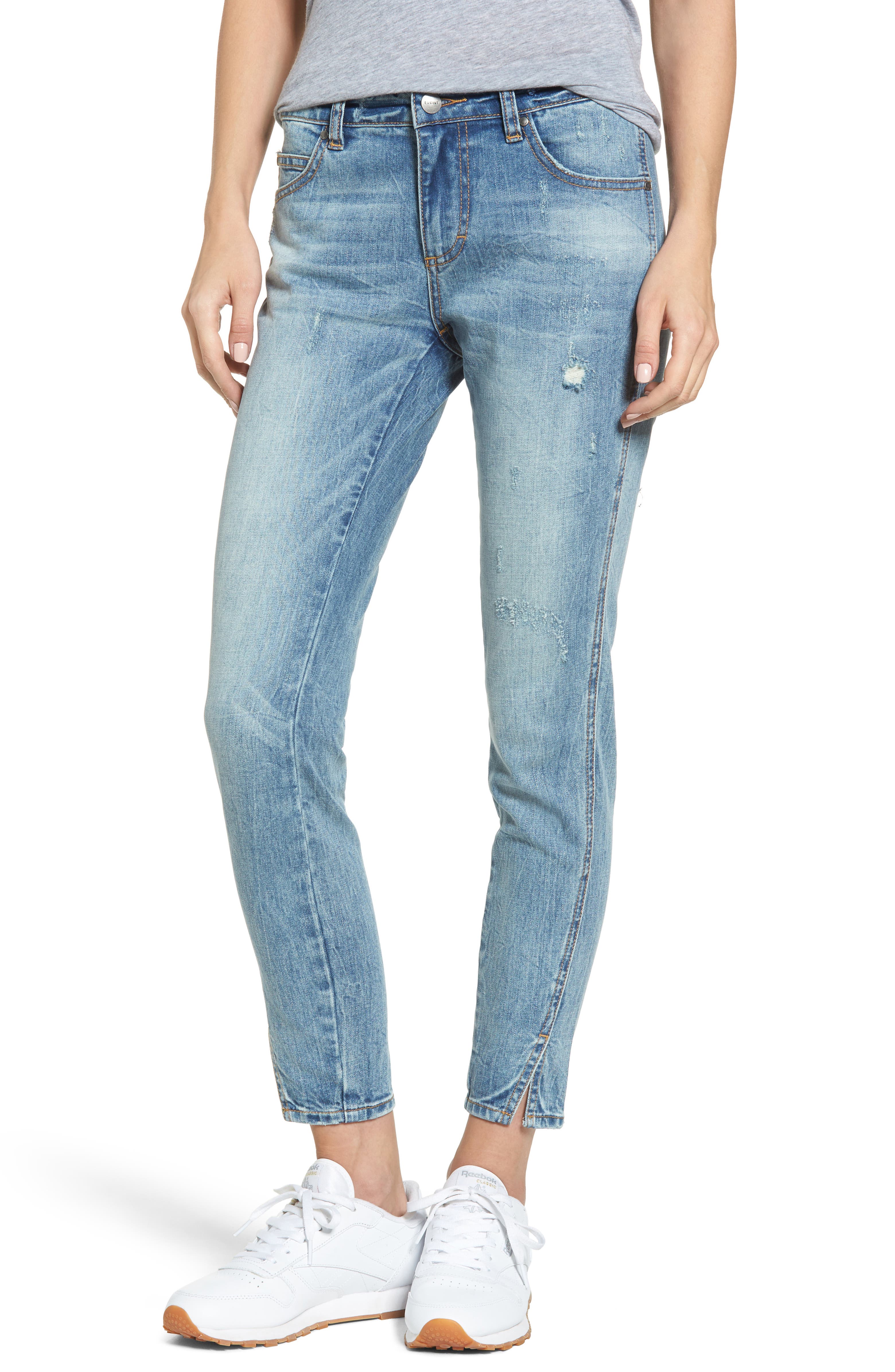 EVIDNT Tate Twisted Skinny Jeans (Abbot Kinney) | Nordstrom