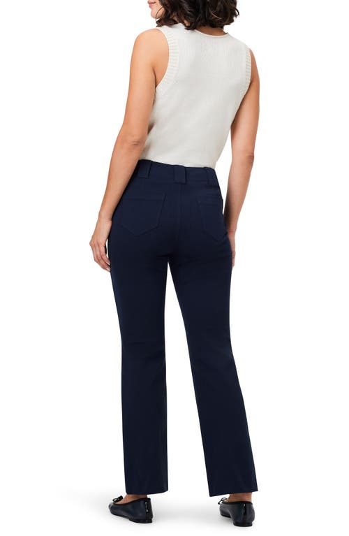 Nic + Zoe Plaza Demi Bootcut Ankle Pants In Dark Indigo