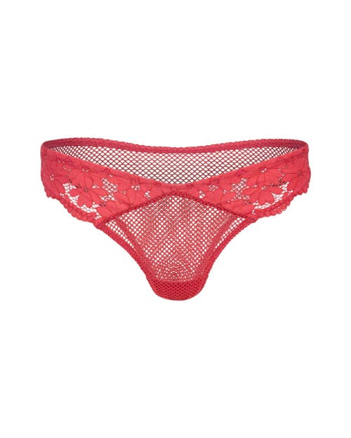 Shop Adore Me Roxanne Tanga Panties In Dark Orange