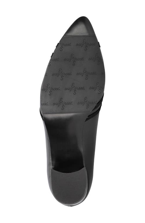 Shop Easy Street Lotus Pointed Toe Pump In Black