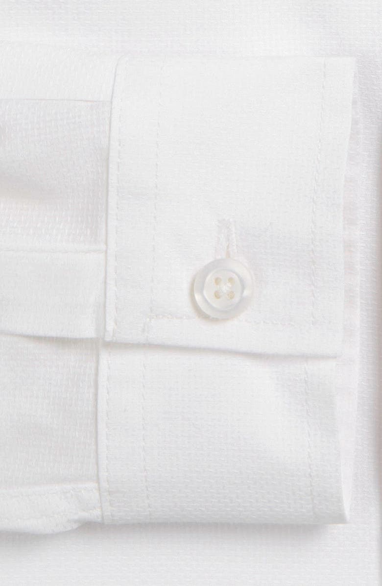 Topman Slim Fit Textured Cotton Dress Shirt, Alternate, color, 