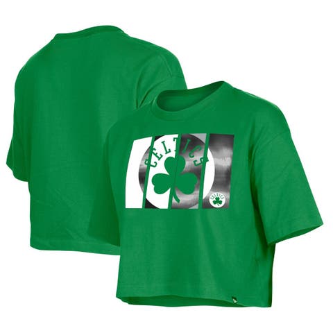 Women's Fanatics Branded Kelly Green Boston Celtics Iconic Prolific Modern  3/4-Sleeve T-Shirt