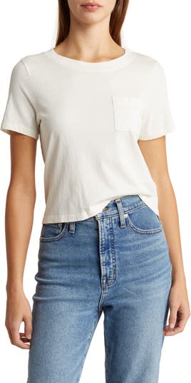 Madewell Rack Cotton Crop T-Shirt | Nordstromrack