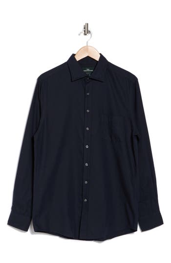 Rodd & Gunn Martinborough Long Sleeve Cotton Button-up Shirt In Navy