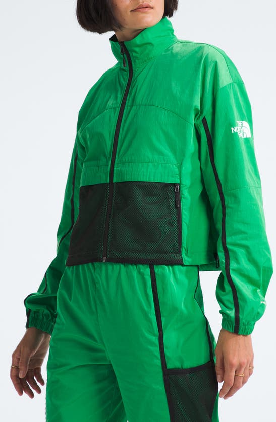 Shop The North Face 2000 Mountain Lite Wind Jacket In Optic Emerald