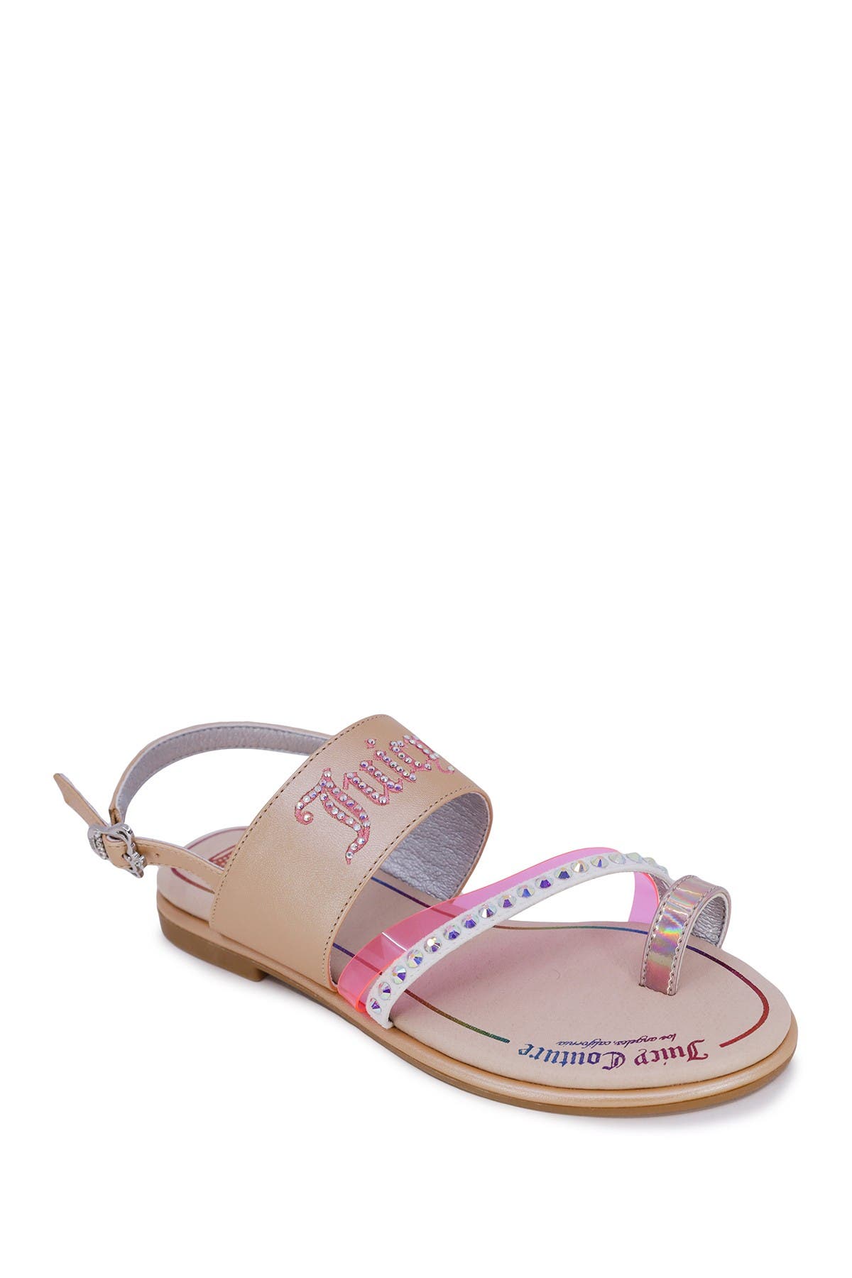 Juicy Couture Kids' Little Girls Jck Concord Sandal In Nude