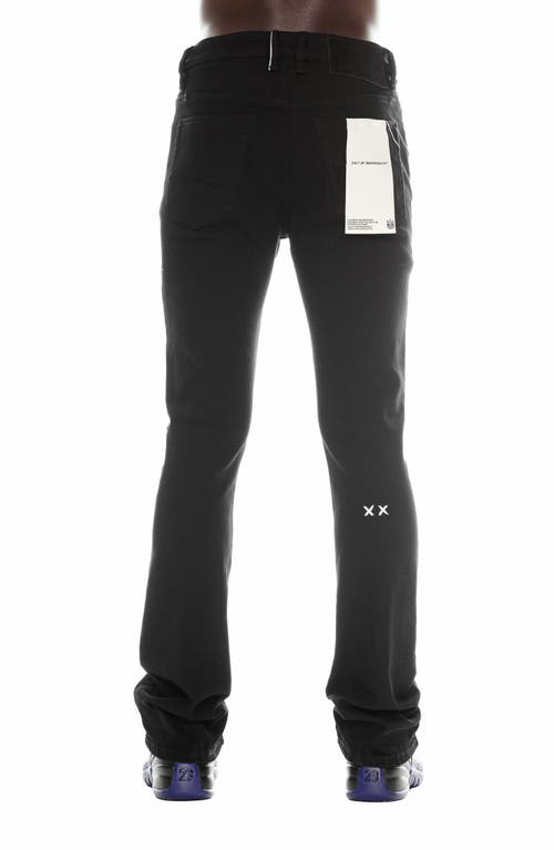 Cult Of Individuality Lenny Bootcut Jeans In Triple Black
