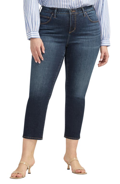 Ruby Crop Straight Leg Jeans in Canyon Blue