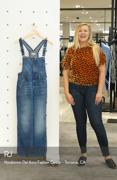 madewell straight leg zip overalls