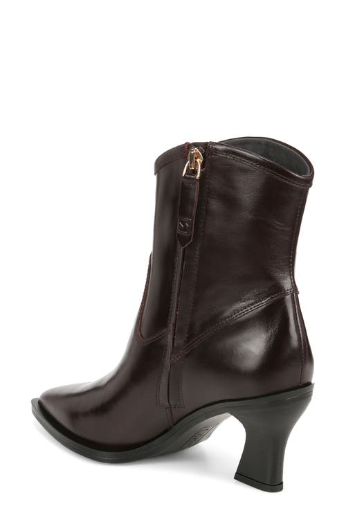Sarto By Franco Sarto Gwenyth Pointed Toe Bootie In Dkhickory