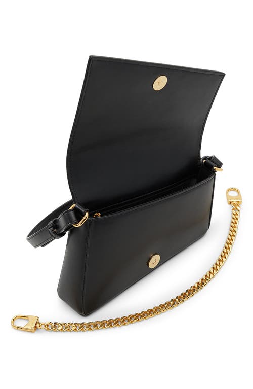 Shop Aldo Stassiae Faux Leather Shoulder Bag In Black