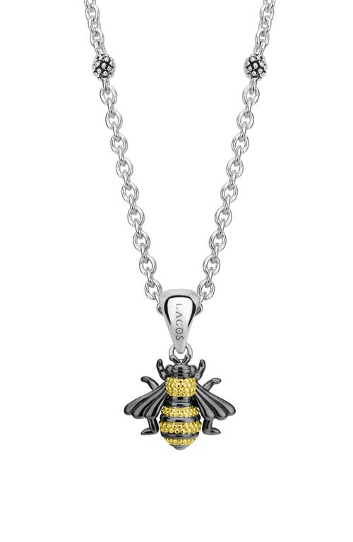 LAGOS Rare Wonders - Honeybee Pendant Necklace in Silver/Gold at Nordstrom, Size 16 In