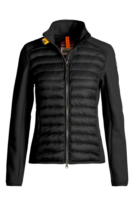 Parajumpers Oliva Water Repellent Down Puffer Jacket In Black