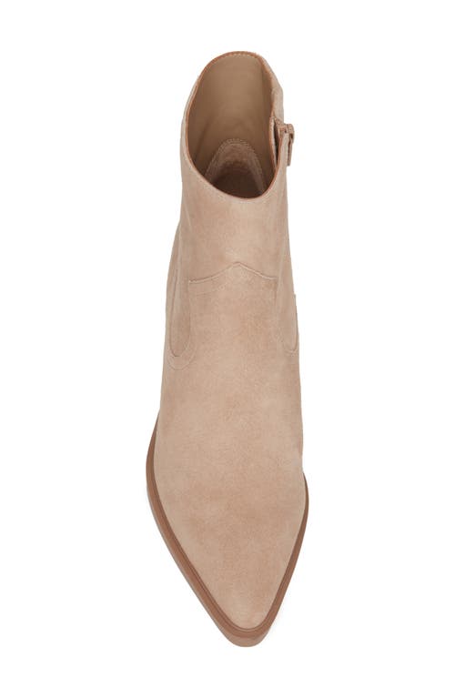 Shop Paige Glenn Pointed Toe Bootie In Light Tan