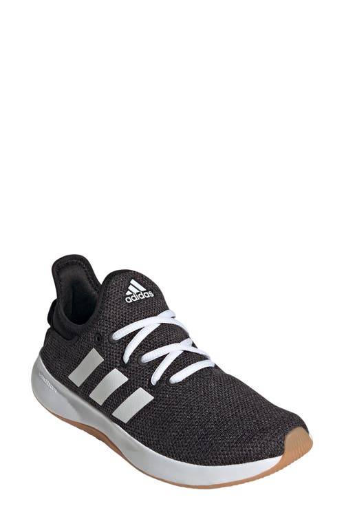 Adidas Originals Adidas Cloadfoam Pure Running Shoe In Black/white/grey