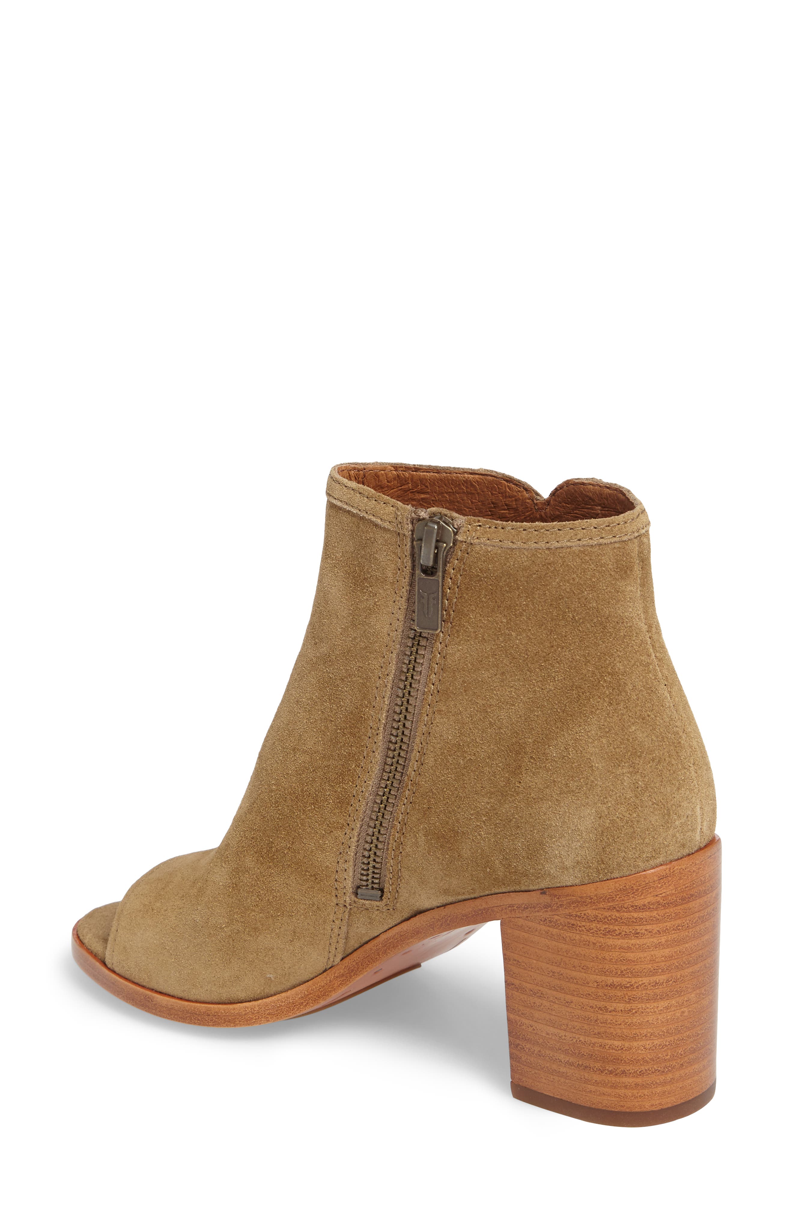 frye danica peep toe bootie