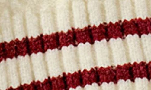 Marcus Adler Varsity Scarf In Burgundy