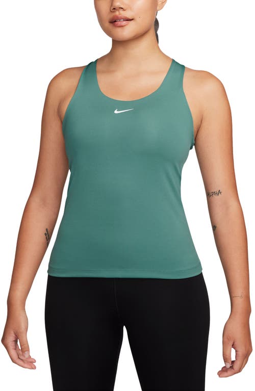 Nike Dri-fit Swoosh Bra Racerback Tank In Green