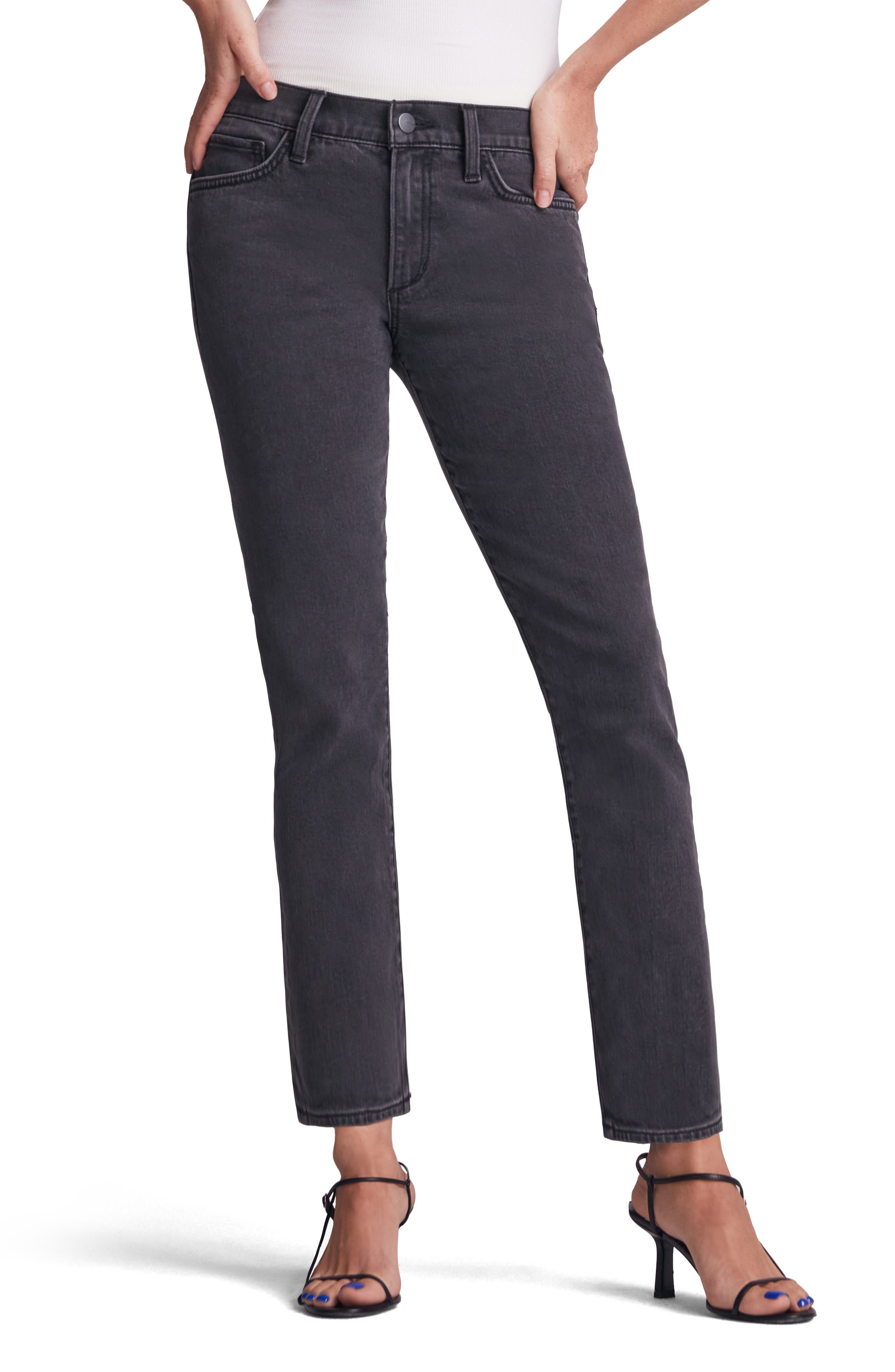 Joe's The Lara Mid Rise Cigarette Jeans 
