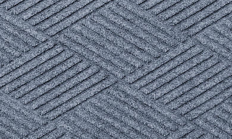 Shop Bungalow Flooring Waterhog Diamonds Floor Mat In Bluestone