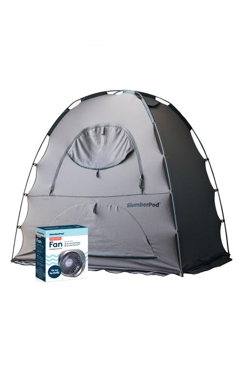 SlumberPod Blackout Sleep Tent & Portable Fan Set in Gray at Nordstrom