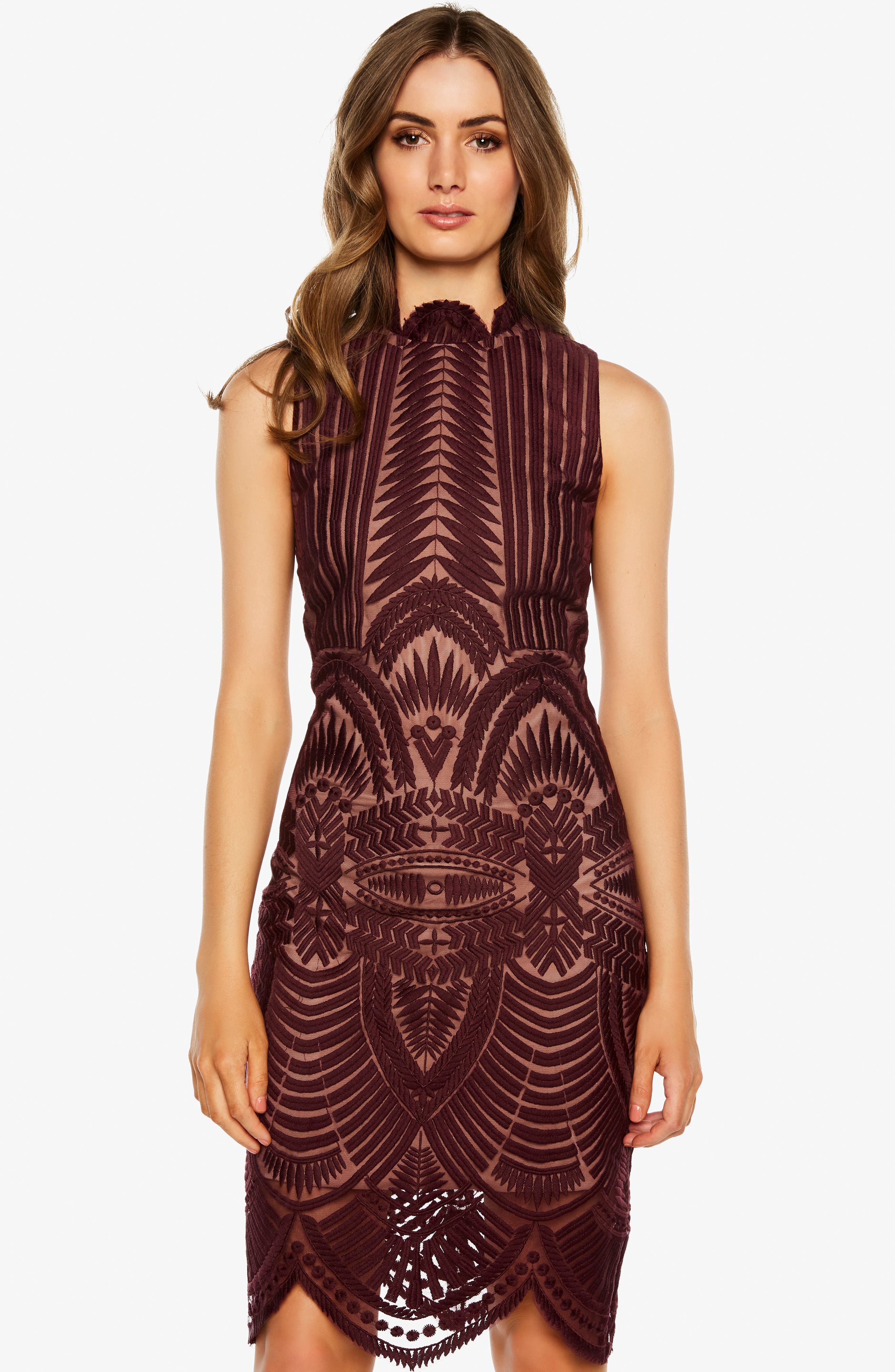 alice lace bodycon dress